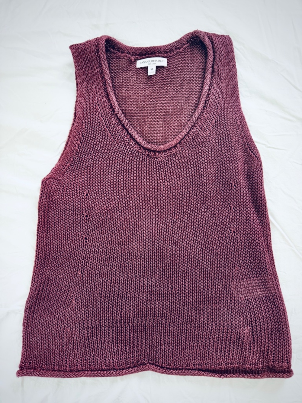 Banana Republic Heirloom Linen Sweater Tank